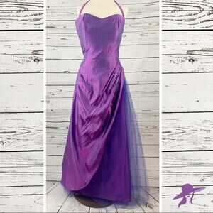 Jessica McClintock vintage purple tulle prom